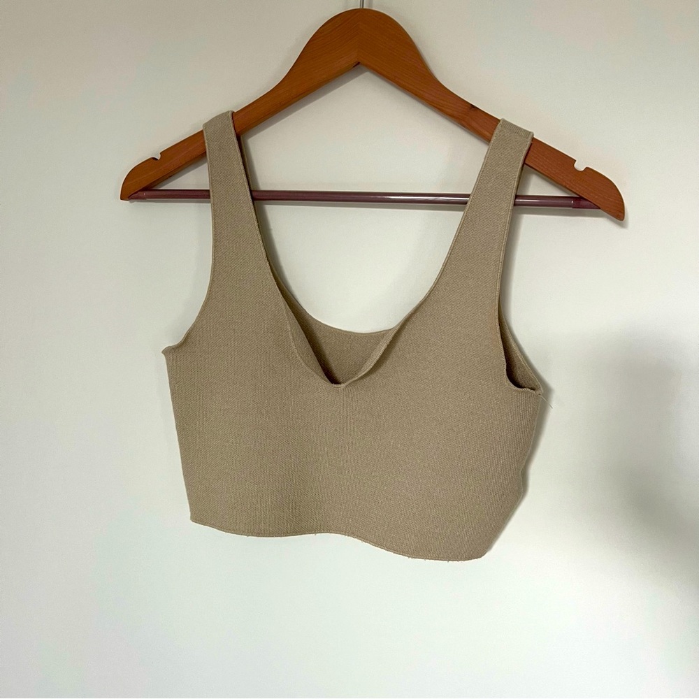 Zara Crop Sweater Tank